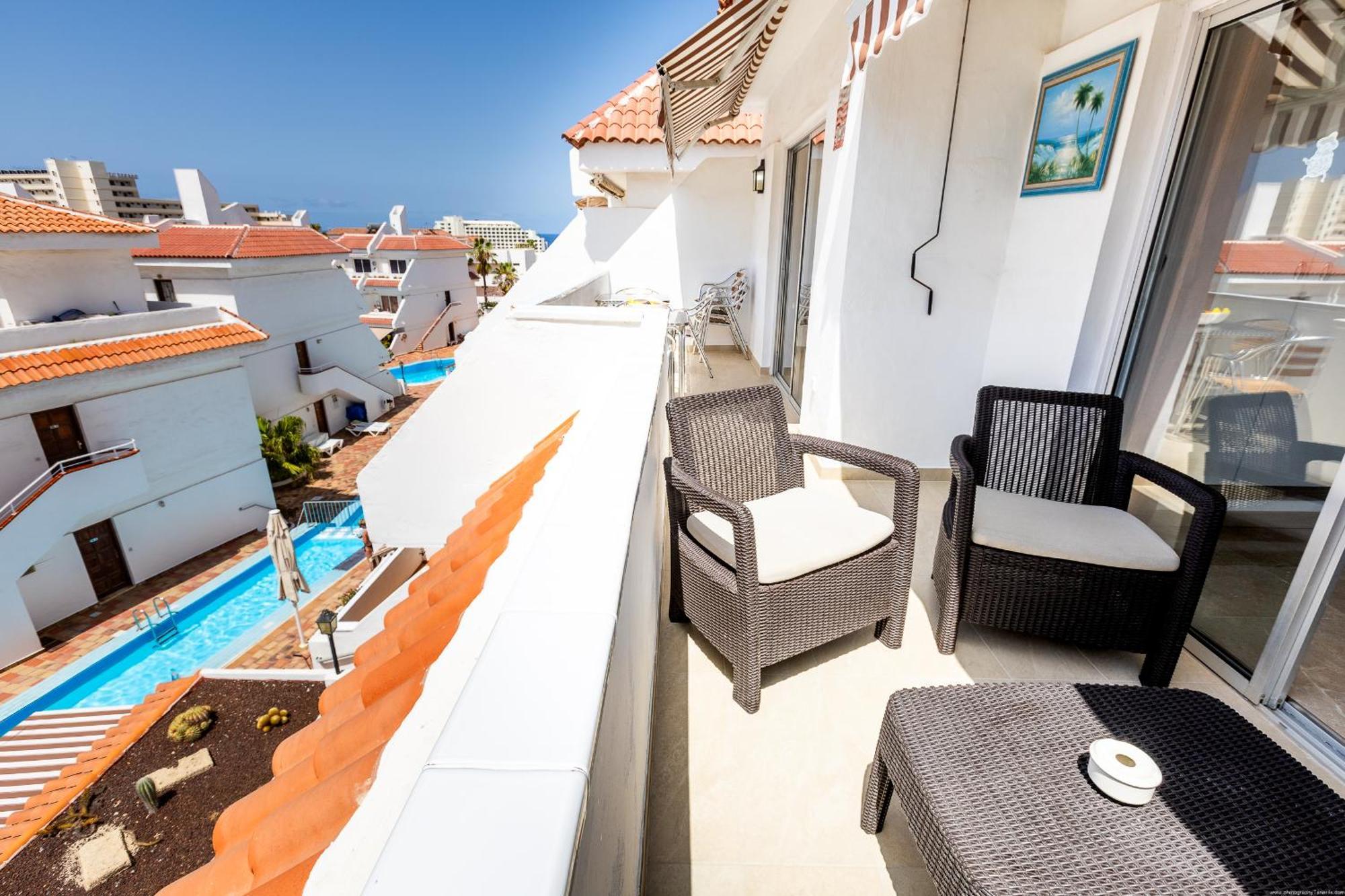 Las Floritas 23 Terrace And Swimming Pool Playa de las Americas  Eksteriør bilde